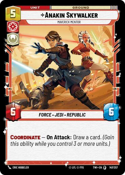 Anakin Skywalker, Maverick Mentor (Twilight of the Republic)(TWI-147/257)(S)