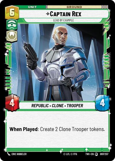 Captain Rex, Lead by Example (Twilight of the Republic)(TWI-097/257)(S)