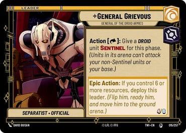 General Grievous, General of the Droid Armies (Twilight of the Republic)(TWI-015/257)(S)
