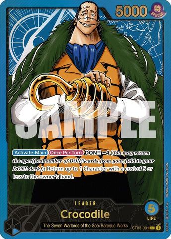 Crocodile [Premium Card Collection -Leader Collection-] [Foil] (One Piece Promotion Cards)(ST03-001)(L)