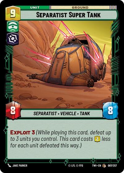 Separatist Super Tank (Twilight of the Republic)(TWI-087/257)(C)
