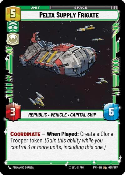 Pelta Supply Frigate (Twilight of the Republic)(TWI-095/257)(C)