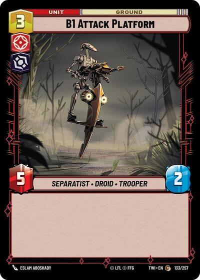 B1 Attack Platform - Foil (Twilight of the Republic)(TWI-133/257)(C)