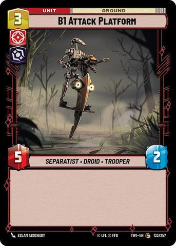 B1 Attack Platform - Foil (Twilight of the Republic)(TWI-133/257)(C)
