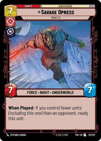 Savage Opress, Monster (Twilight of the Republic)(TWI-137/257)(U)