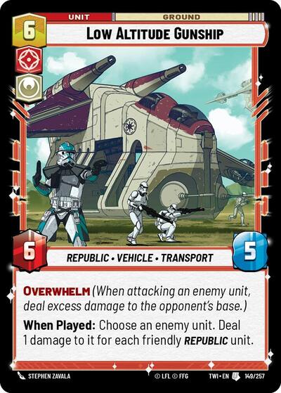 Low Altitude Gunship - Foil (Twilight of the Republic)(TWI-149/257)(U)
