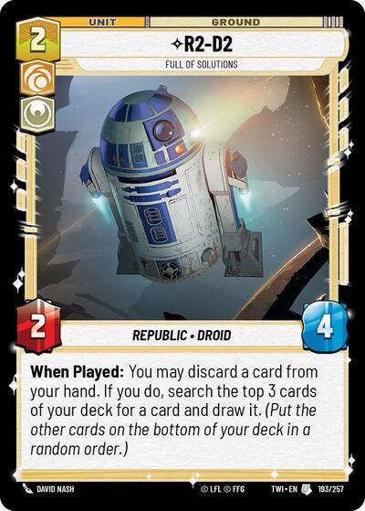 R2-D2, Full of Solutions - Foil (Twilight of the Republic)(TWI-193/257)(U)