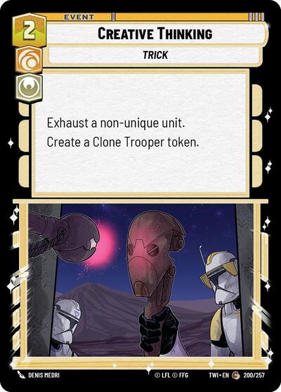 Creative Thinking (Twilight of the Republic)(TWI-200/257)(C)