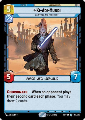Ki-Adi-Mundi, Composed and Confident (Twilight of the Republic)(TWI-064/257)(L)