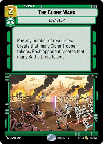 The Clone Wars - Foil (Twilight of the Republic)(TWI-125/257)(R)