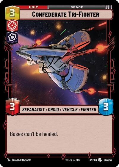 Confederate Tri-Fighter (Twilight of the Republic)(TWI-132/257)(U)