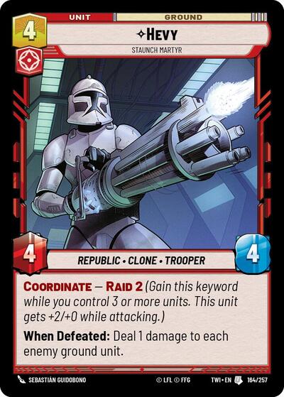 Hevy, Staunch Martyr (Twilight of the Republic)(TWI-164/257)(U)