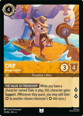 Chip - Ranger Leader (Azurite Sea)(6-012/204)(U)