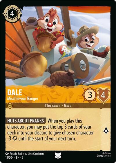 Dale - Mischievous Ranger - Cold Foil (Azurite Sea)(6-018/204)(U)