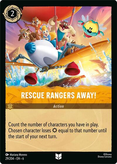 Rescue Rangers Away! (Azurite Sea)(6-029/204)(U)