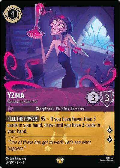 Yzma - Conniving Chemist - Cold Foil (Azurite Sea)(6-056/204)(L)