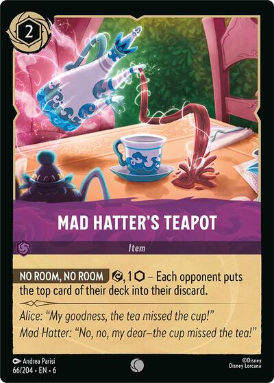 Mad Hatter's Teapot - Cold Foil (Azurite Sea)(6-066/204)(C)