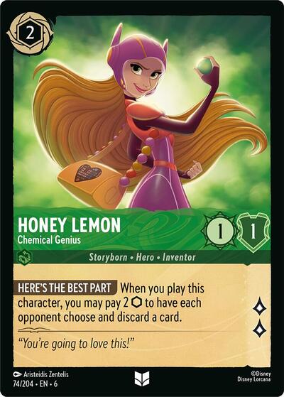 Honey Lemon - Chemical Genius - Cold Foil (Azurite Sea)(6-074/204)(U)