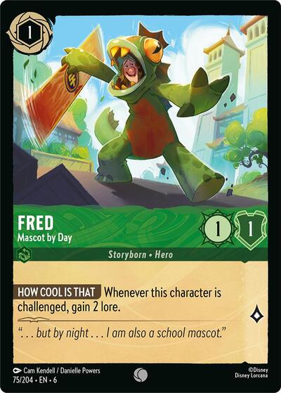 Fred - Mascot by Day (Azurite Sea)(6-075/204)(C)