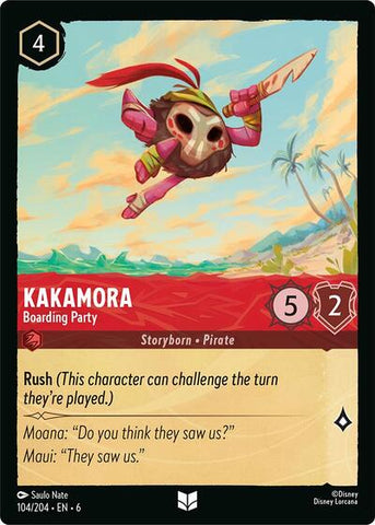 Kakamora - Boarding Party - Cold Foil (Azurite Sea)(6-104/204)(U)