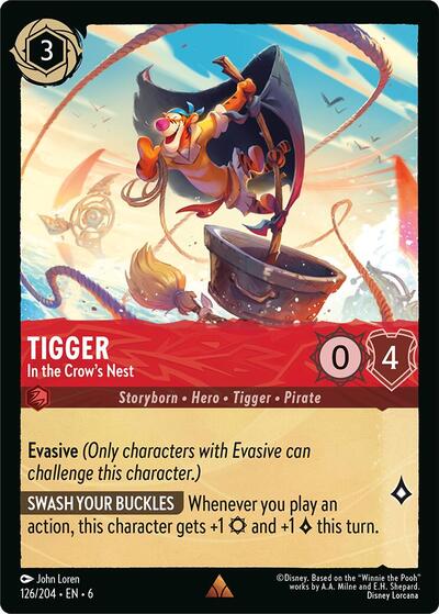 Tigger - In the Crow's Nest (Azurite Sea)(6-126/204)(R)