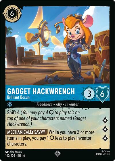 Gadget Hackwrench - Brilliant Bosun (Azurite Sea)(6-140/204)(SR)
