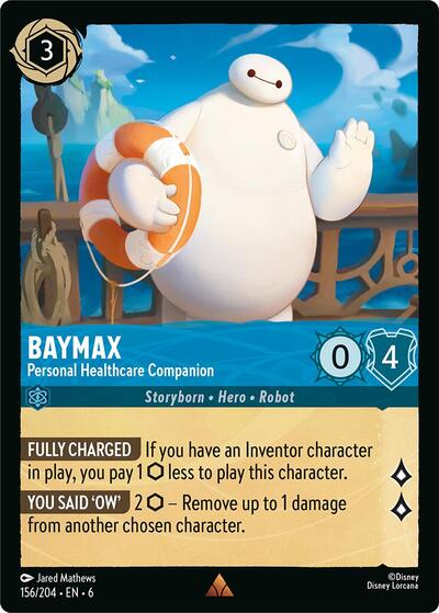 Baymax - Personal Healthcare Companion - Cold Foil (Azurite Sea)(6-156/204)(R)