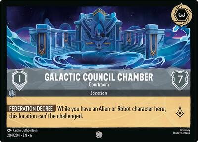 Galactic Council Chamber - Courtroom (Azurite Sea)(6-204/204)(C)