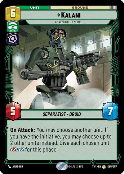 Kalani, Analytical General - Foil (Twilight of the Republic)(TWI-085/257)(R)