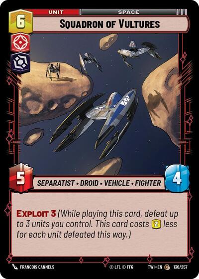 Squadron of Vultures - Foil (Twilight of the Republic)(TWI-136/257)(C)