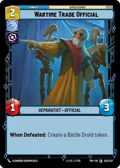 Wartime Trade Official (Twilight of the Republic)(TWI-032/257)(C)
