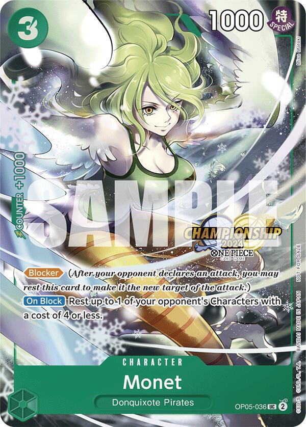 Monet [CS 2024 Event Pack] [Foil] (One Piece Promotion Cards)(OP05-036)(UC)