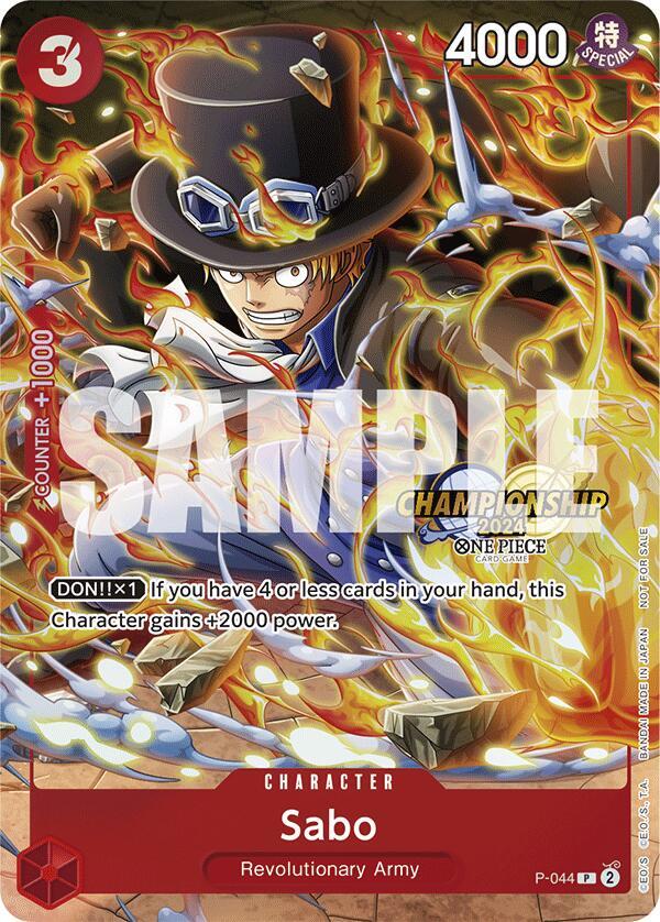 Sabo [CS 2024 Event Pack] [Foil] (One Piece Promotion Cards)(P-044)(PR)
