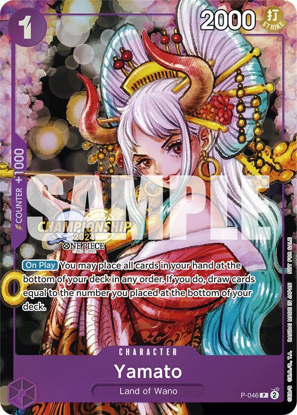 Yamato [CS 2024 Event Pack] [Foil] (One Piece Promotion Cards)(P-046)(PR)