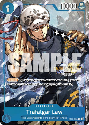 Trafalgar Law - ST03-008 [CS 2024 Event Pack] [Foil] (One Piece Promotion Cards)(ST03-008)(C)