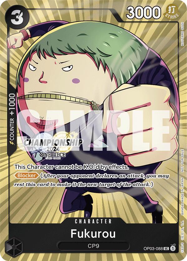 Fukurou [CS 2024 Celebration Pack] [Foil] (One Piece Promotion Cards)(OP03-088)(UC)