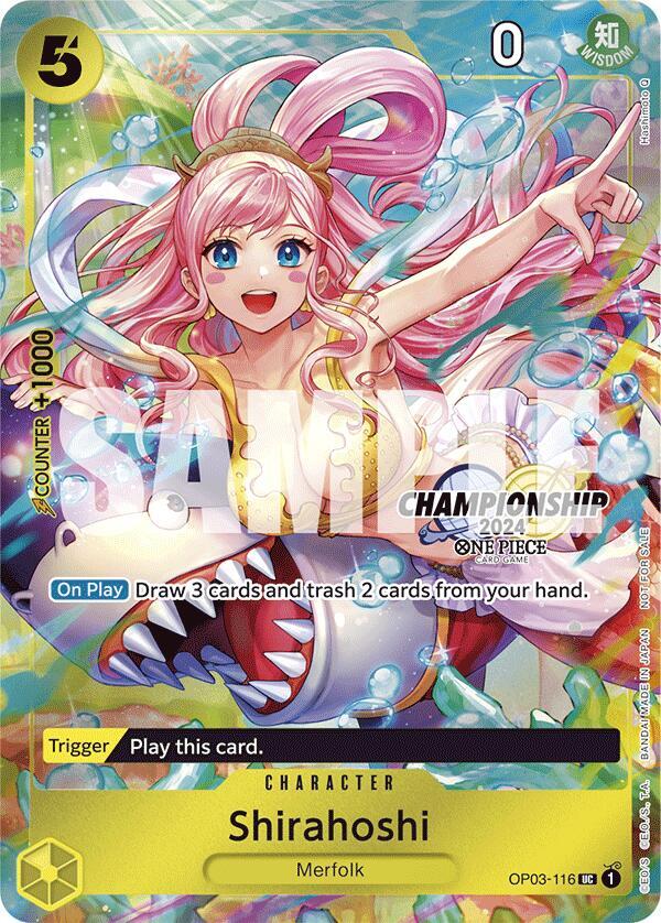 Shirahoshi [CS 2024 Celebration Pack] [Foil] (One Piece Promotion Cards)(OP03-116)(UC)