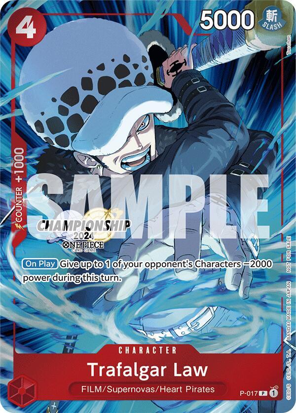 Trafalgar Law [CS 2024 Celebration Pack] [Foil] (One Piece Promotion Cards)(P-017)(PR)