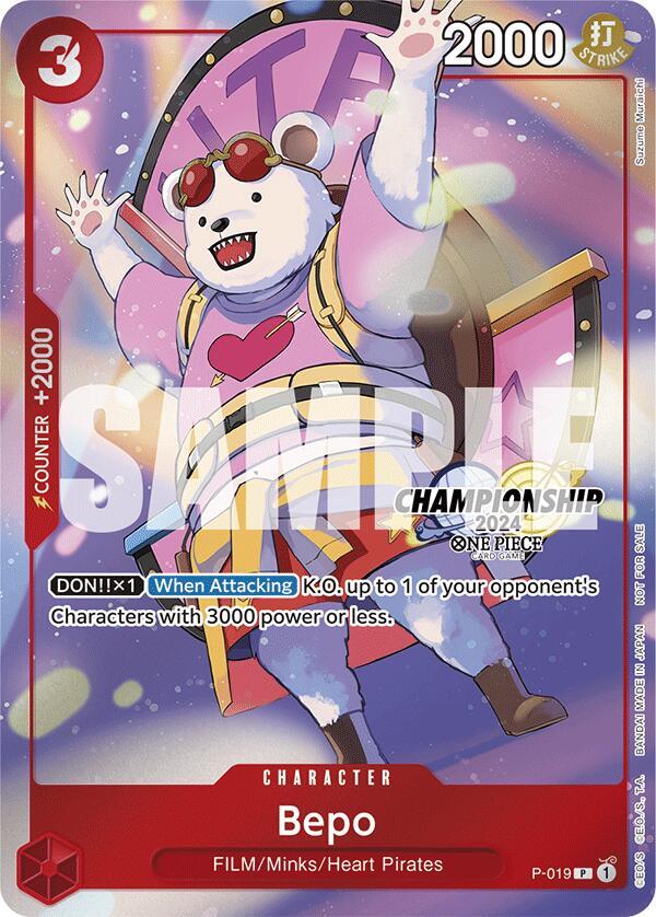 Bepo [CS 2024 Celebration Pack] [Foil] (One Piece Promotion Cards)(P-019)(PR)