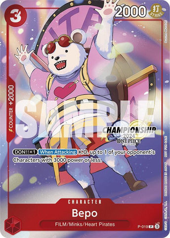 Bepo [CS 2024 Celebration Pack] [Foil] (One Piece Promotion Cards)(P-019)(PR)