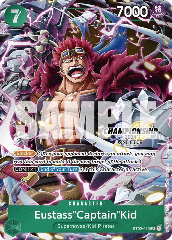 Eustass"Captain"Kid [CS 2024 Celebration Pack] [Foil] (One Piece Promotion Cards)(ST02-013)(SR)