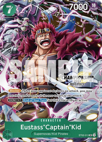Eustass"Captain"Kid [CS 2024 Celebration Pack] [Foil] (One Piece Promotion Cards)(ST02-013)(SR)