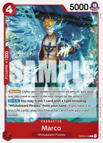 Marco (Starter Deck 15: RED Edward.Newgate)(OP02-018)(R)