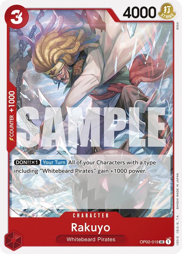 Rakuyo (Starter Deck 15: RED Edward.Newgate)(OP02-019)(UC)