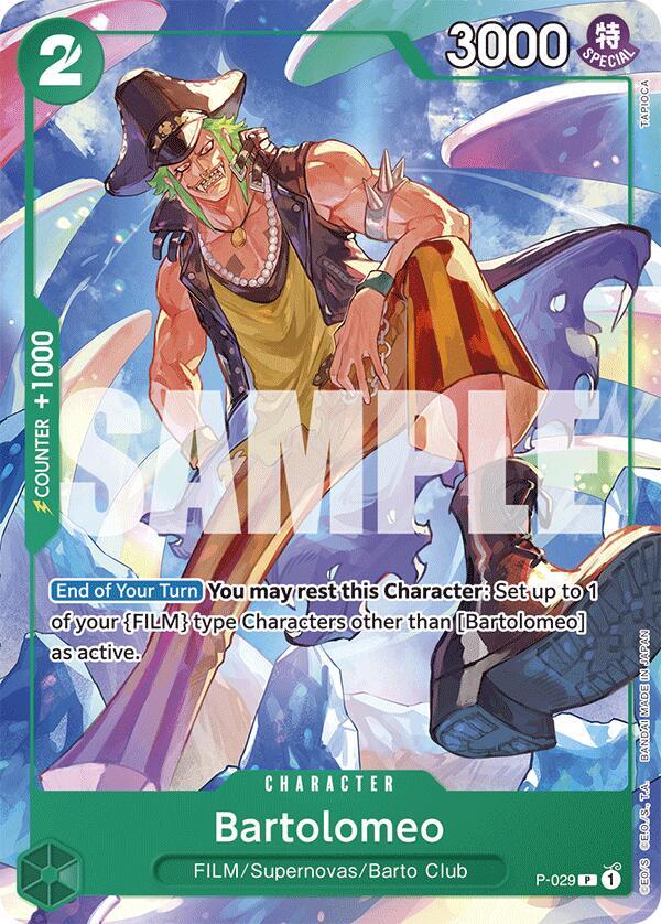 Bartolomeo (Starter Deck 16: GREEN Uta)(P-029)(PR)