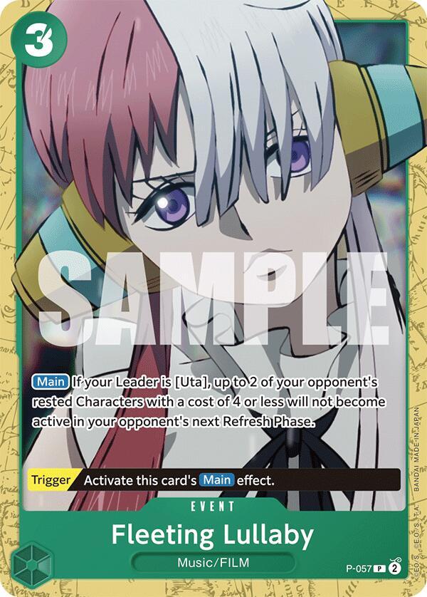 Fleeting Lullaby (Starter Deck 16: GREEN Uta)(P-057)(PR)