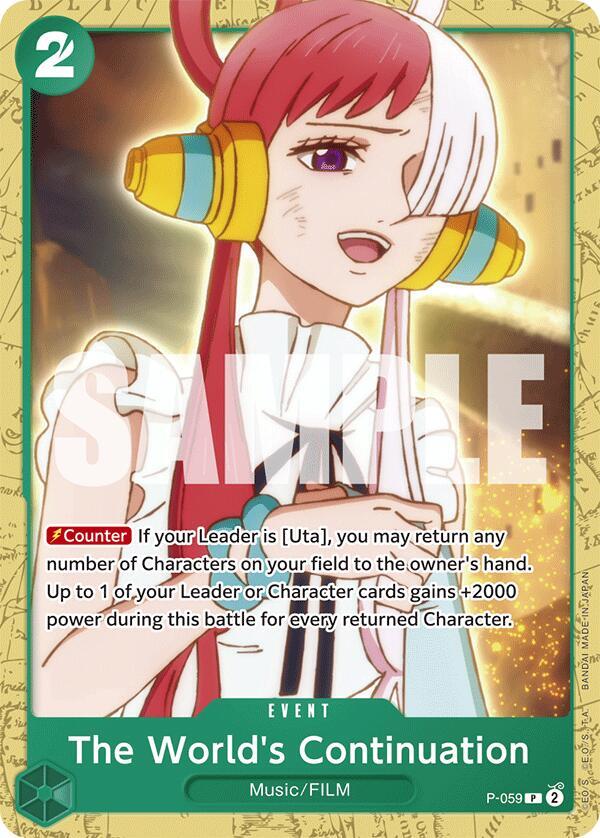 The World's Continuation (Starter Deck 16: GREEN Uta)(P-059)(PR)