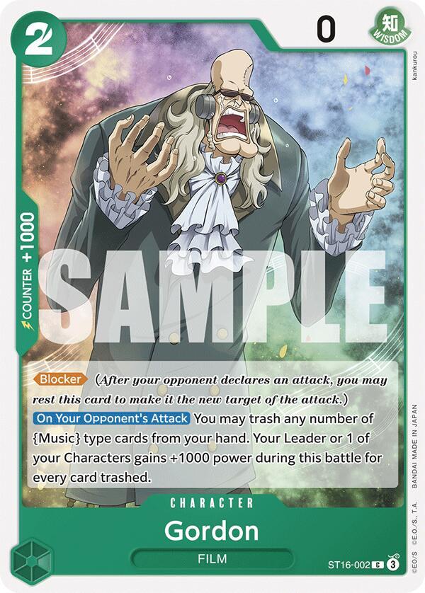 Gordon (Starter Deck 16: GREEN Uta)(ST16-002)(C)