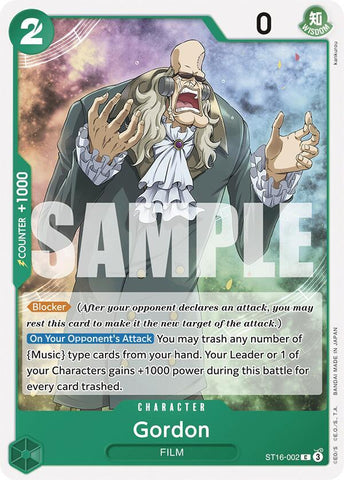 Gordon (Starter Deck 16: GREEN Uta)(ST16-002)(C)