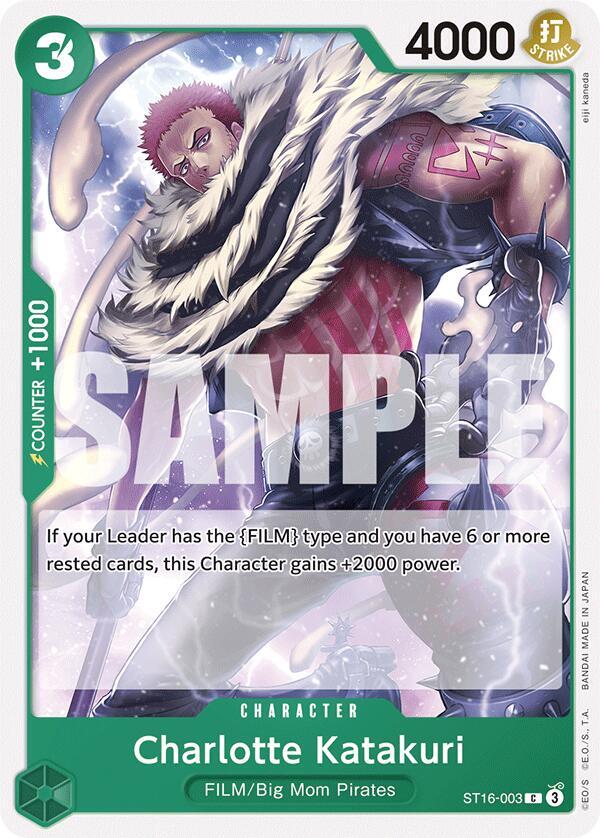 Charlotte Katakuri (Starter Deck 16: GREEN Uta)(ST16-003)(C)